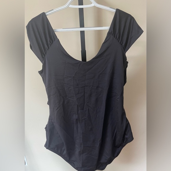 Swimsuits For All Black One Piece - Picture 3 of 4